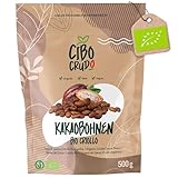 Kakaobohnen Roh Bio - 500g. Rohe Kakaobohnen Ungeröstet zum Essen aus Peru. Raw...