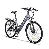 nakxus 26M208 E-Bike, 26'' E-Bike Trekkingrad Cityrad mit 36V 13Ah Lithium...