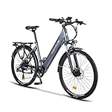 nakxus 26M208 E-Bike, Elektrofahrrad 26'' Trekkingrad E-Cityrad mit 36V 13Ah...