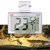 capetsma Aquarium Thermometer, Digital Hygrometer for Reptile Terrarium,...