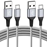 USB C Kabel [2Stück 1M], Ladekabel USB C Schnellladekabel Nylon USB C Ladekabel...