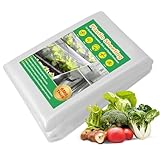 2x10M Gewächshausfolie Schwerlast – 150µm Starke Gartenfolie Transparent –...