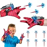 LYNBLY Spider Launcher Handschuh, 2 Set Kids Spider Hero Handschuhe, Held...