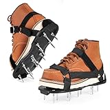 Vortix Professionelle Rasenlüfter Schuhe mit 4,2 cm Stahlspikes, ideal für...