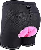 Sportneer Radlerhose für Damen, Rshorts, Radsport, Damen, mit 3D-Gel für...