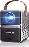 Mini Beamer【Elektrischer Fokus】Beamer WiFi Bluetooth, 15000Lumen 1080P Full...