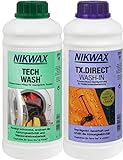 Nikwax Bekleidungswaschmittel Tech Wash+TX-Direct, 2x1l, transparent, One size,...