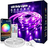 Nixtrve LED Strip 5m, LED Streifen Farbwechsel LED Band 5m Selbstklebend mit...