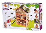 Eichhorn 100004584 Bienenhaus zum Zusammenbauen und Bemalen, inkl. Pinsel und...
