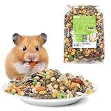 Nobleza - (500g Hamsterfutter Ausgewogen, Hauptfutter für Hamster mit Gemüse,...