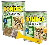 Bondex Lärchenöl Holzöl 1,5L Lärchen Öl Hartholzöl Terrassenöl...