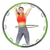 Tunturi Hula Hoop Reifen Erwachsene mit Gewicht, 1,5 kg Hoola Hoop Reifen...