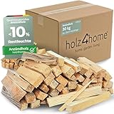 holz4home® Anfeuerholz Getrocknet 30kg I Nadelholz Anzündholz Ofenfertig...
