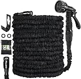 Gartenschlauch Flexibel Wasserschlauch Dehnbar Flexibler Gartenschlauch 15m mit...