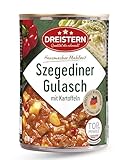DREISTERN Szegediner Gulasch 400g I Mit Kartoffeln & Sauerkraut I Herzhaftes...