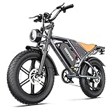 DEEPOWER E-Bike, 20 Zoll Fat Tire Elektrofahrrad, 48V 35Ah Abnehmbarem Akku bis...
