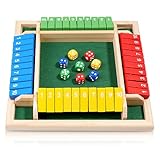 Lithyc Shut The Box - WüRfelspiel - Shut The Box Spiel - Spielbrett Mit 8...