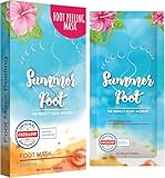 Summer Foot Premium Hornhaut-Entferner - Hornhaut Fußmaske für weiche Füße -...