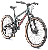 BIKESTAR Kinder Fahrrad Aluminium Fully Mountainbike 21 Gang Shimano,...