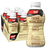 Power System Trinkmahlzeit Classic Vanilla 6 x 500ml leckere Mahlzeitenersatz,...