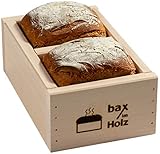 bax im Holz Brot-Holzbackrahmen aus naturbelassenem, massivem Buchenholz für...