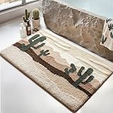 DEXI Badematte 60 x 110 cm, rutschfeste weiche Badezimmerteppich, saugfähig,...
