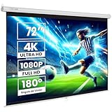 Projektionsleinwand 72' 140 x 105 cm | Mattweiße Oberfläche mit einem...