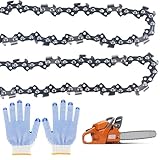 Sägeketten 35 cm 3/8' LP 52 Antriebsglieder, 2 Stück Kettensäge Kette,...
