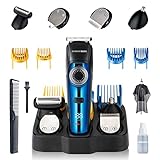 BarberBoss Bartschneider, Haarschneidemaschine, Nasen- & Ohrschneider,...