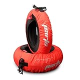 1 Paar Reifenwärmer Heizdecke Motorrad 110-120/R17 und 160-200/R17 80 Grad -...