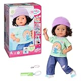 BABY born Brother Play & Style 43cm, Jungen Puppe mit Haaren und 7 lebensechten...