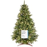 Premium Künstlicher Weihnachtsbaum mit Beleuchtung 180 cm – naturgetreuer...