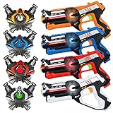 FORHISHER Laser Tag Lasertag Set Kinder Laser Tag Set 4 Erwachsene Laser Tag...