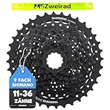 MSZweirad Shimano Fahrrad Kassette 9-Fach CS-HG200 Auswählbar 11-32 | 11-34 |...