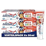 Odol-med3 Milchzahn Zahnpasta, 6x50ml, Zahncreme zur Schutz und Pflege für...