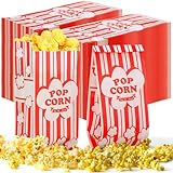 Popcorn Tüten,100 Stück Kleine Papier Box Süßigkeitentüten Papiertüten...