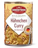 DREISTERN Hähnchencurry 400g I Mit Gemüse & Sauce I Herzhaftes Fertiggericht...