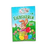 Oster Eier Farben - 5 Farben - Eierfarben - 5 kräftig bunte Farben Rot Gelb...