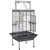 Yaheetech Vogelvoliere Vogelkäfig Vogelbauer Vogelhaus Außenmaße 81 x 76 x...