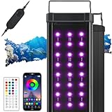 Warmfay LED Aquarium Beleuchtung, DIY Vollspektrum Aquarium Licht mit APP...