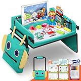 COOLJOY 2 In 1 Kinder Reisetisch, Roboter-Rucksack Abnehmbarer...