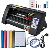 VEVOR Vinyl Schneideplotter 375 mm, Folienschneider Max. Schnittbreite 270 mm,...