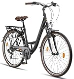 Licorne Bike Premium City Bike in 24,26 und 28 Zoll - Fahrrad für Mädchen,...