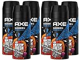 Axe Bodyspray Skateboard & Fresh Rose ohne Aluminiumsalze 6x 150 ml Dose
