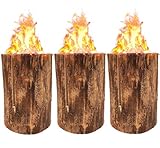 Jack's Schwedenfeuer 3 Stück | Baumfackel groß 25cm Höhe | Gartenfackel Set...