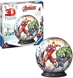 Ravensburger 3D Puzzle 11496 - Puzzle-Ball Avengers - 72 Teile - Puzzle-Ball...