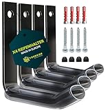 Yourkon WandFix: Reifen- und Felgenhaken 4er Set Platzsparende Wandhalterung...