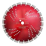 GVHAKG Diamant Trennscheibe 350 mm, Turbo Diamantscheibe für Beton Stahlbeton...