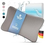 HAVENHAUS Premium Badewannenkissen grau | Badekissen für Badewanne...