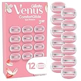 Gillette Venus ComfortGlide Spa Breeze Damenrasierklingen, 12 Ersatzklingen für...
